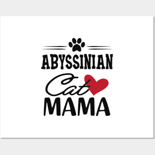 Abyssinian Cat Mama Posters and Art